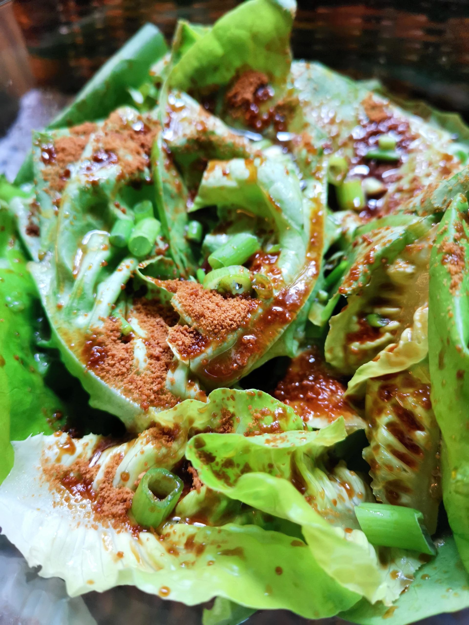 grüner-Salat-mit-kokosblütenzucke-Karla-Gast grüner Salat mit kokosblütenzucker