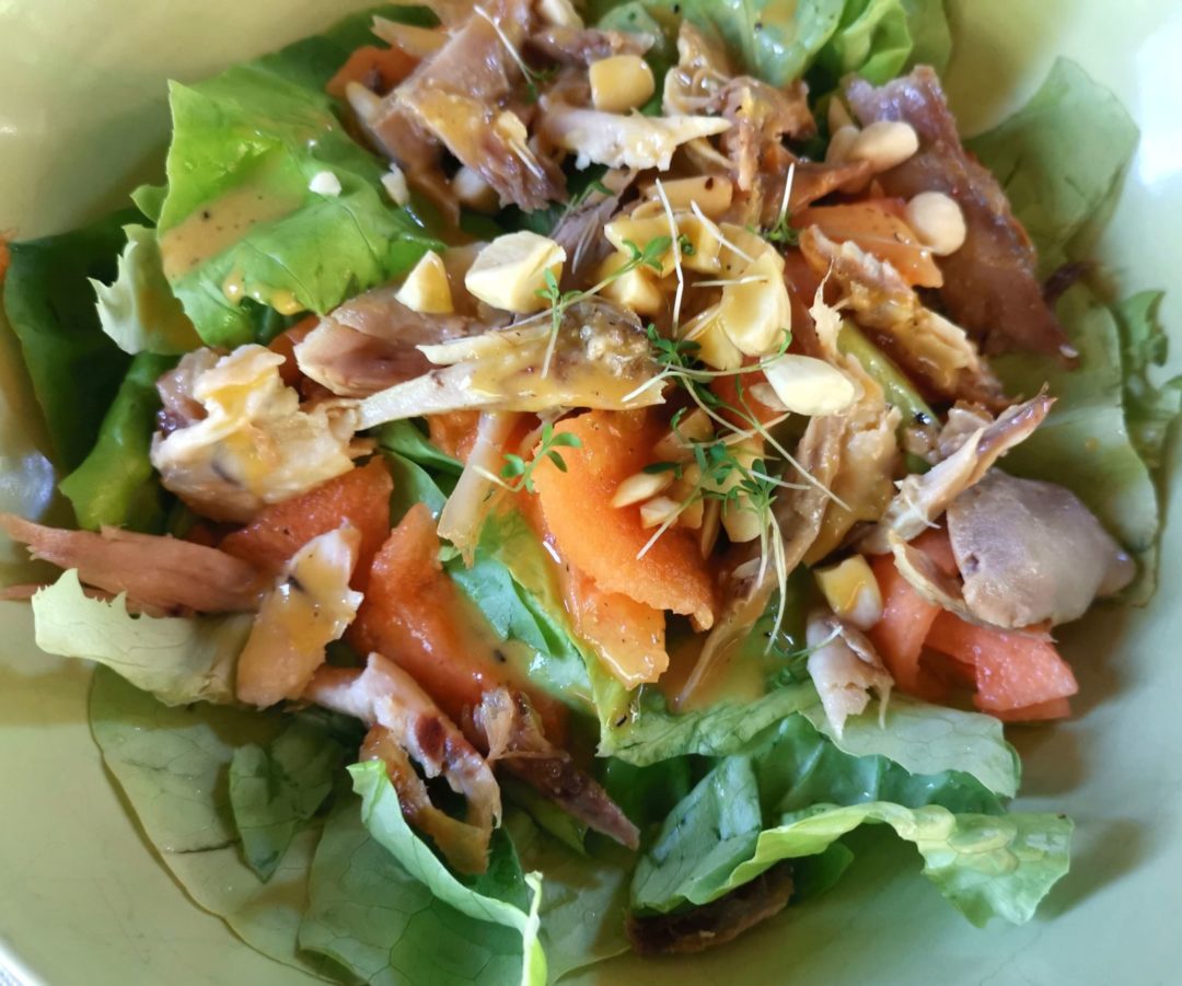 Sommersalat mit Melone | Rezept | Hexen-kochen-praktisch.de